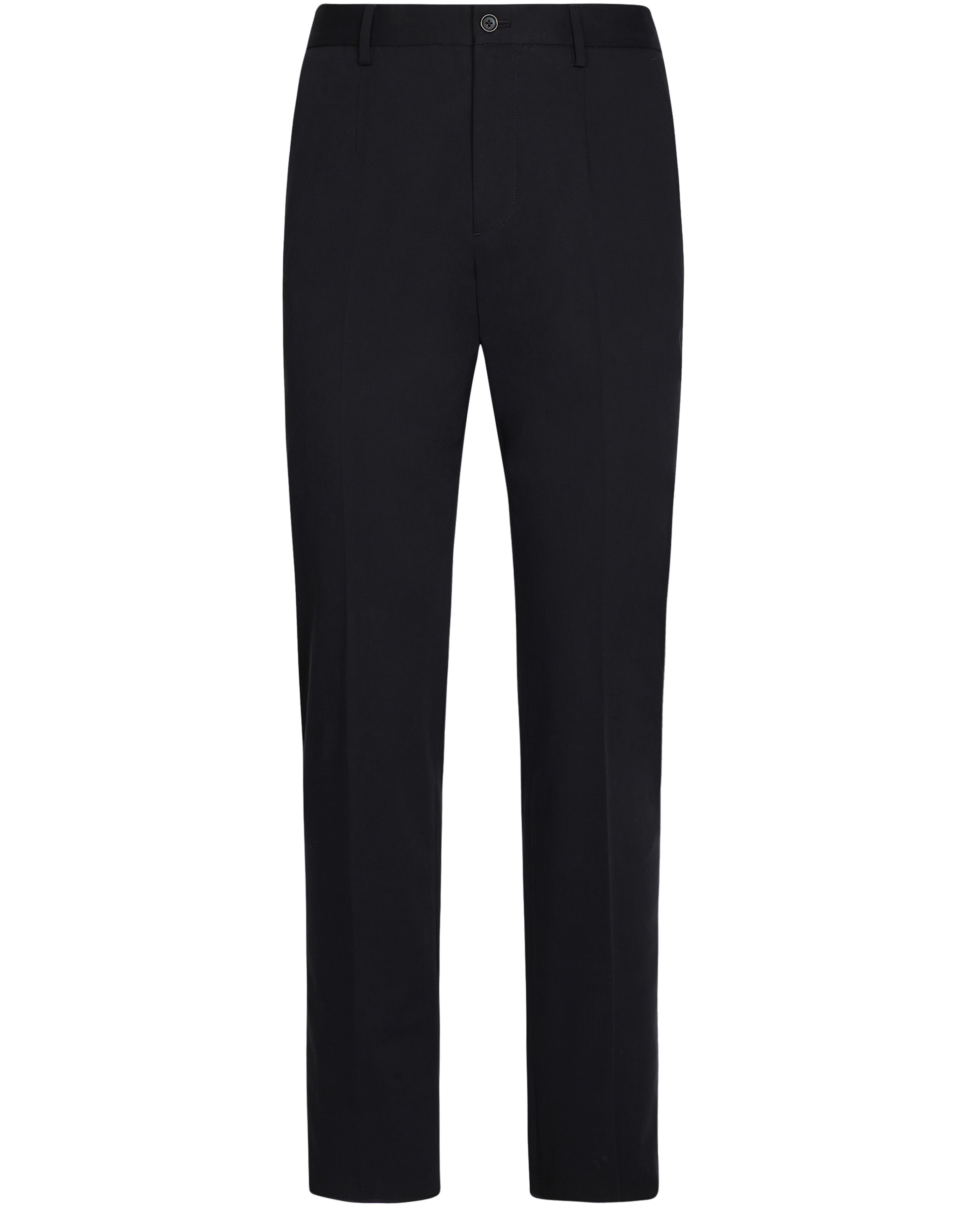 Dolce & Gabbana Stretch cotton pants with branded tag