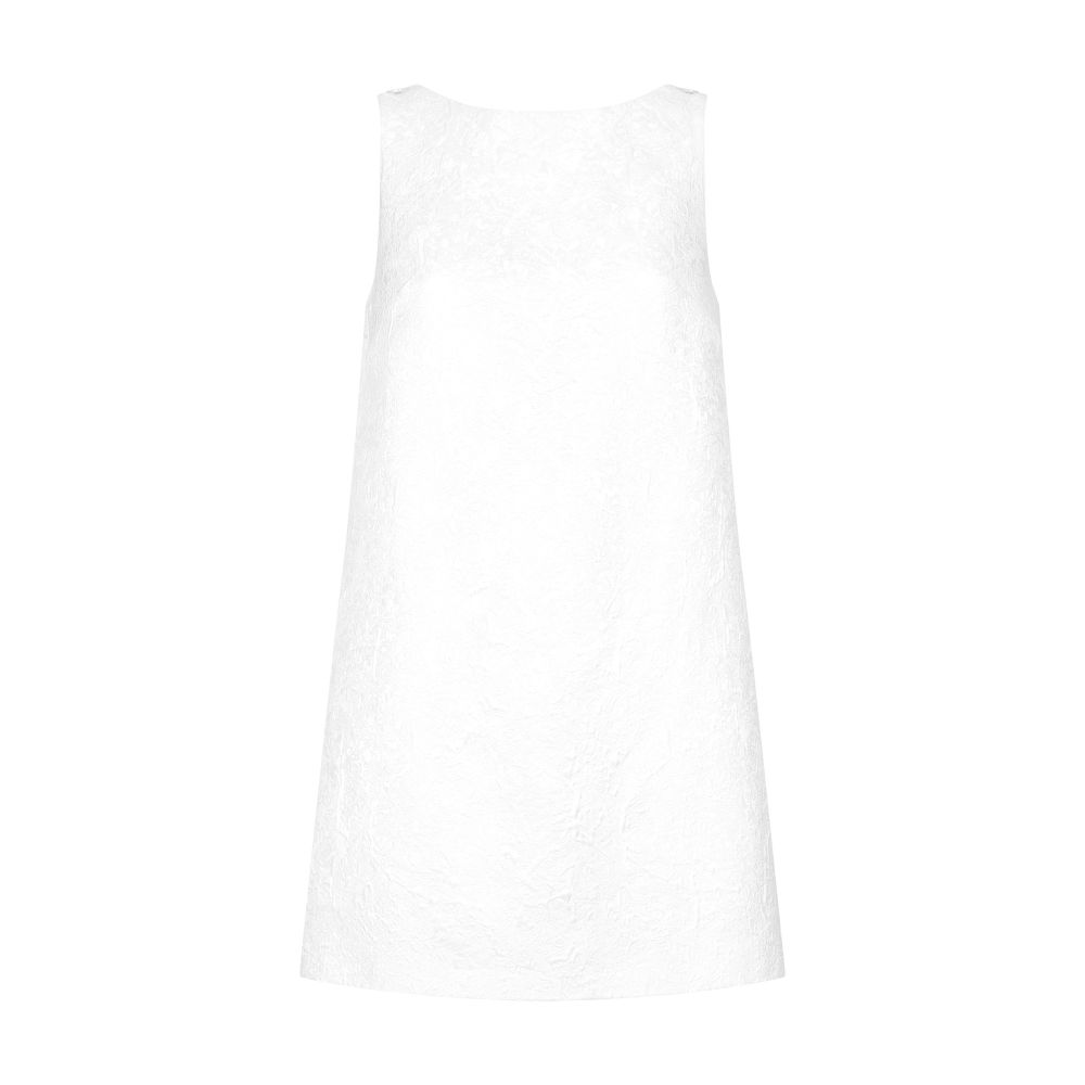 Dolce & Gabbana Back neckline short brocade dress