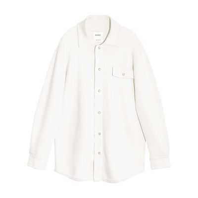 Barrie Cashmere and cotton overshirt