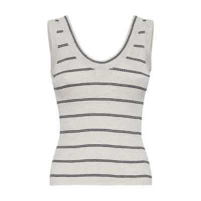 Brunello Cucinelli Striped top