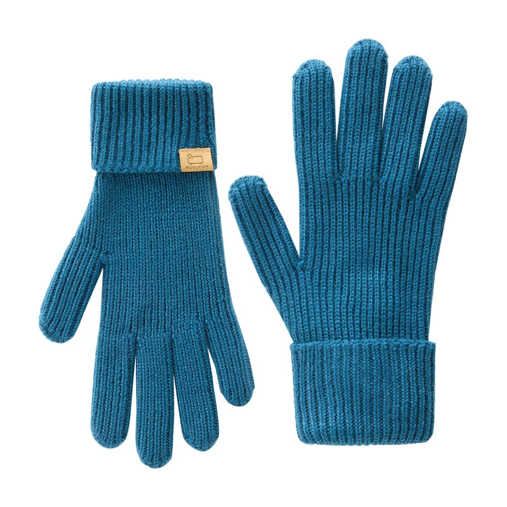 Woolrich Ribbed Gloves in Pure Merino Virgin Wool