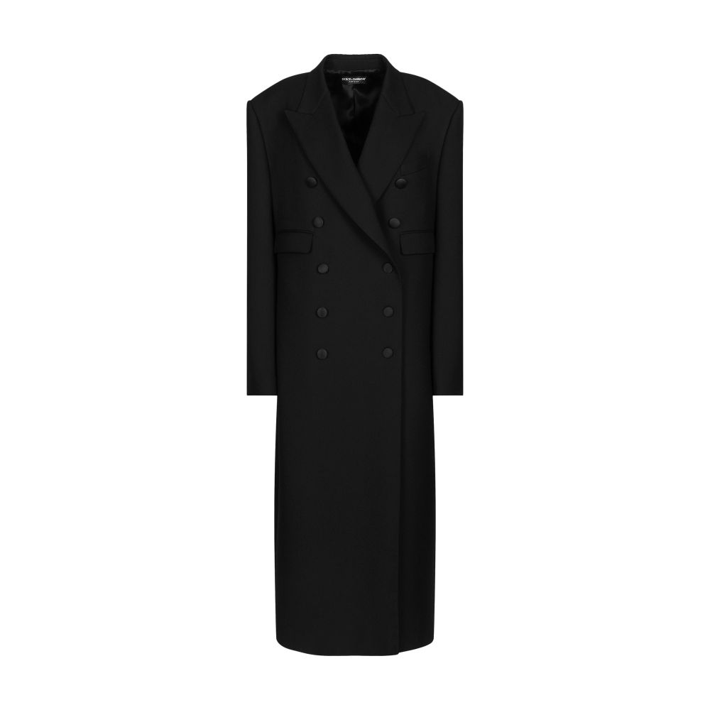 Dolce & Gabbana Double breasted tuxedo long coat