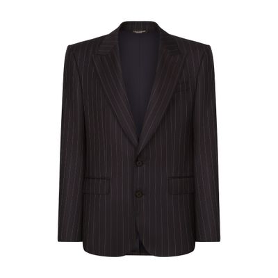 Dolce & Gabbana Pinstripe wool Sicilia-fit jacket