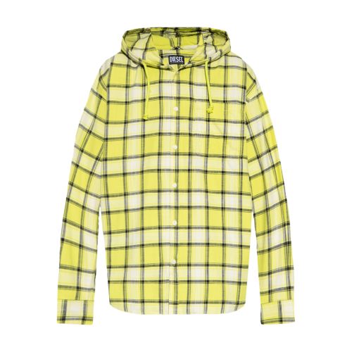 Diesel S-DEWNY checked shirt