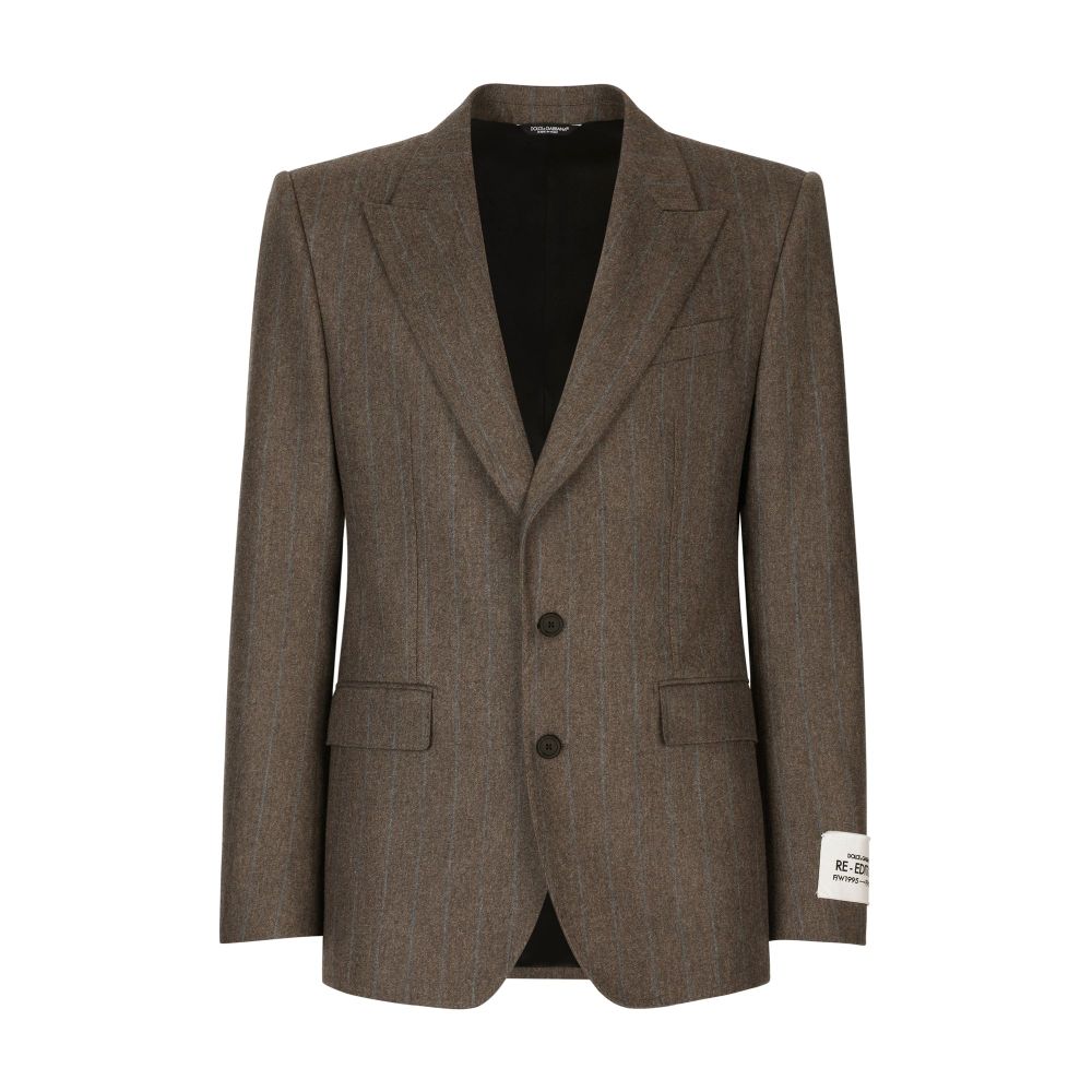 Dolce & Gabbana Pinstripe stretch flannel jacket