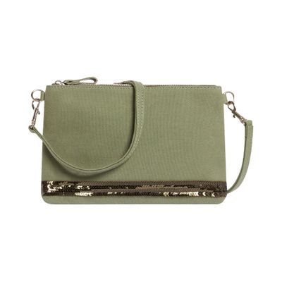  Zipped clutch