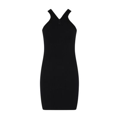 Courrèges Criss cross rib mini dress