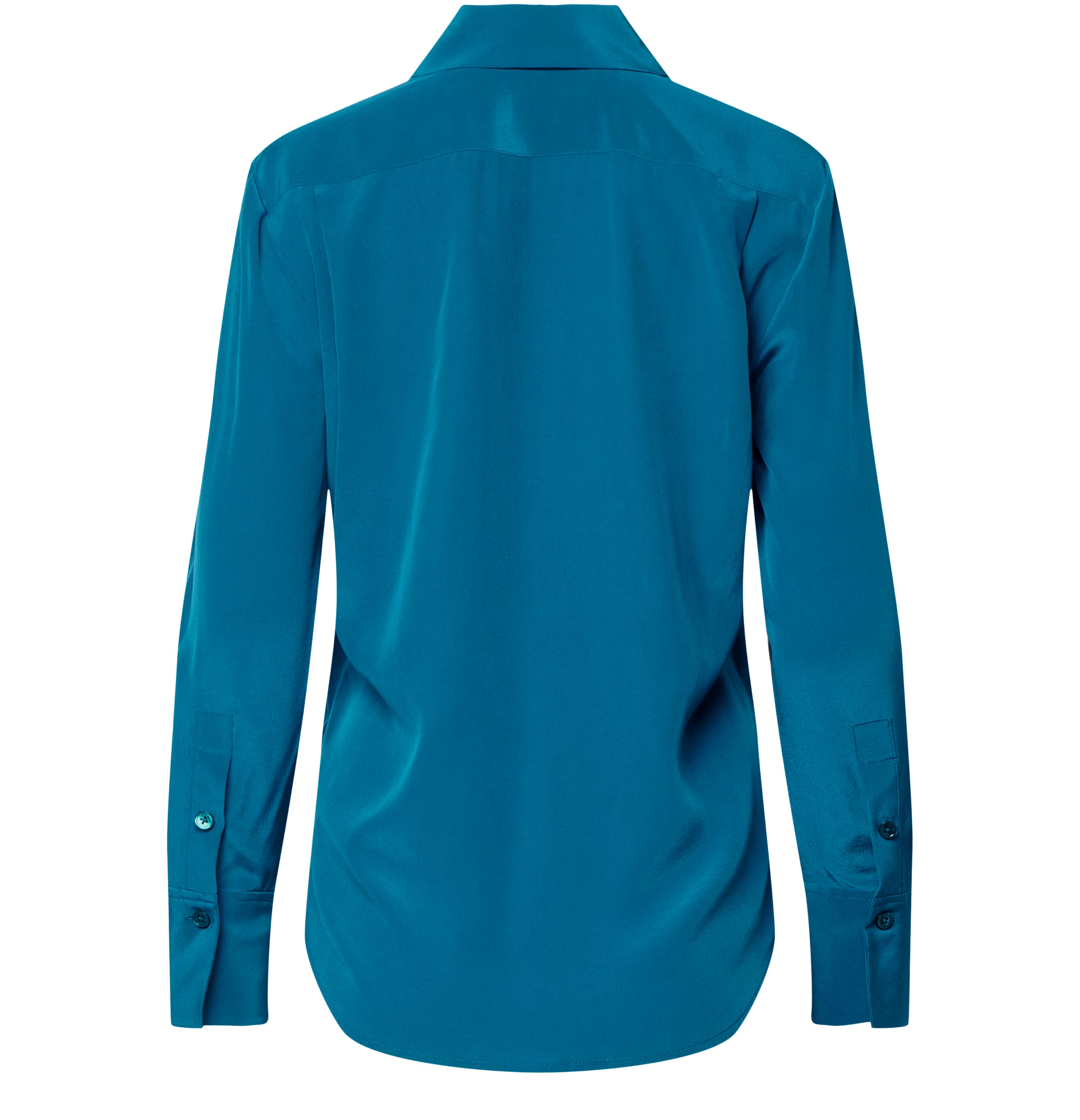 Equipment Leona long sleeve silk shirt