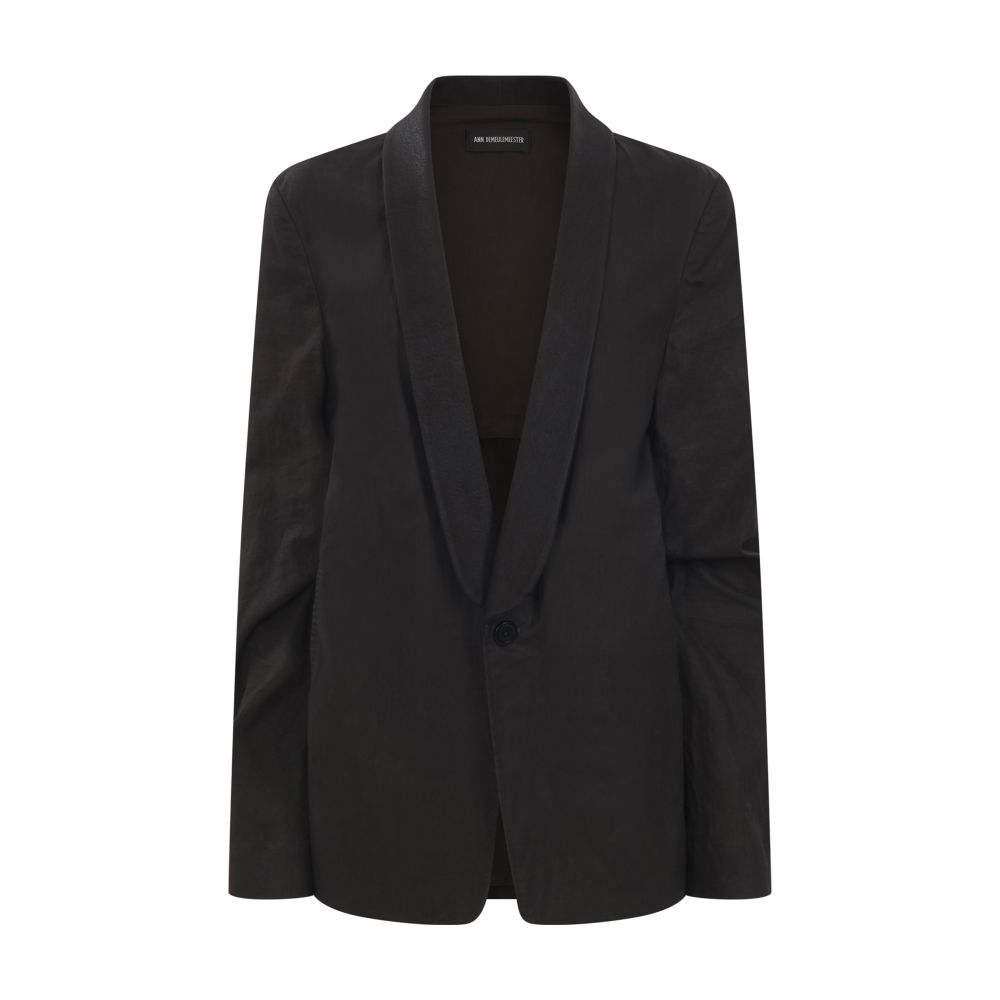 Ann Demeulemeester Saina Light Straight Shawl Jacket