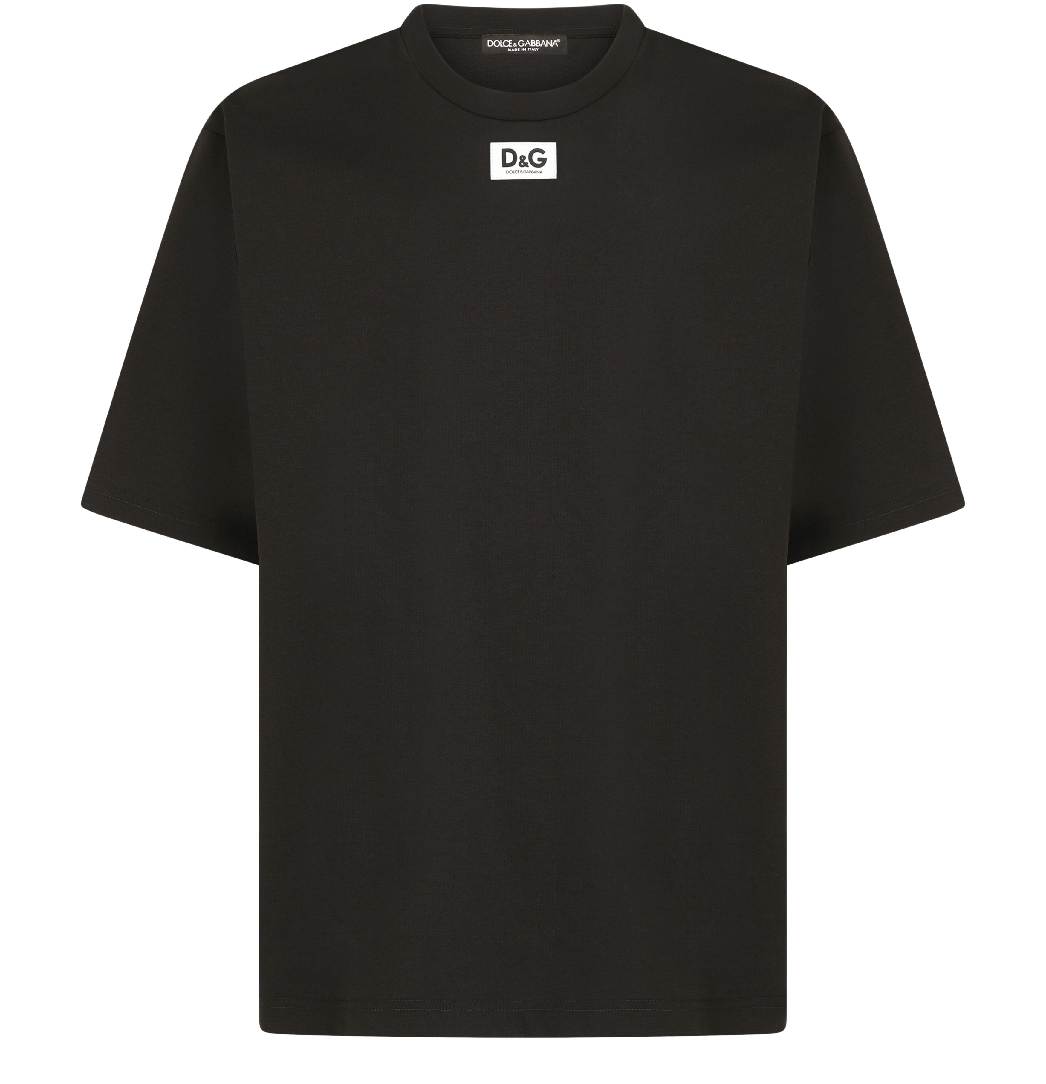 Dolce & Gabbana Cotton T-shirt with D & G patch