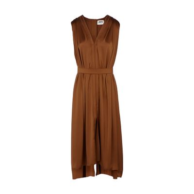  Belted midi dress