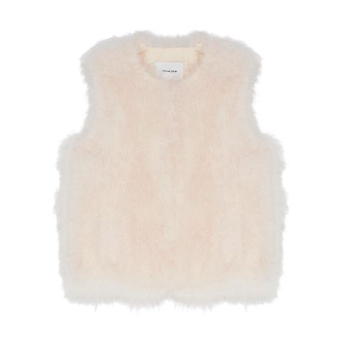 Yves Salomon Short feather gilet