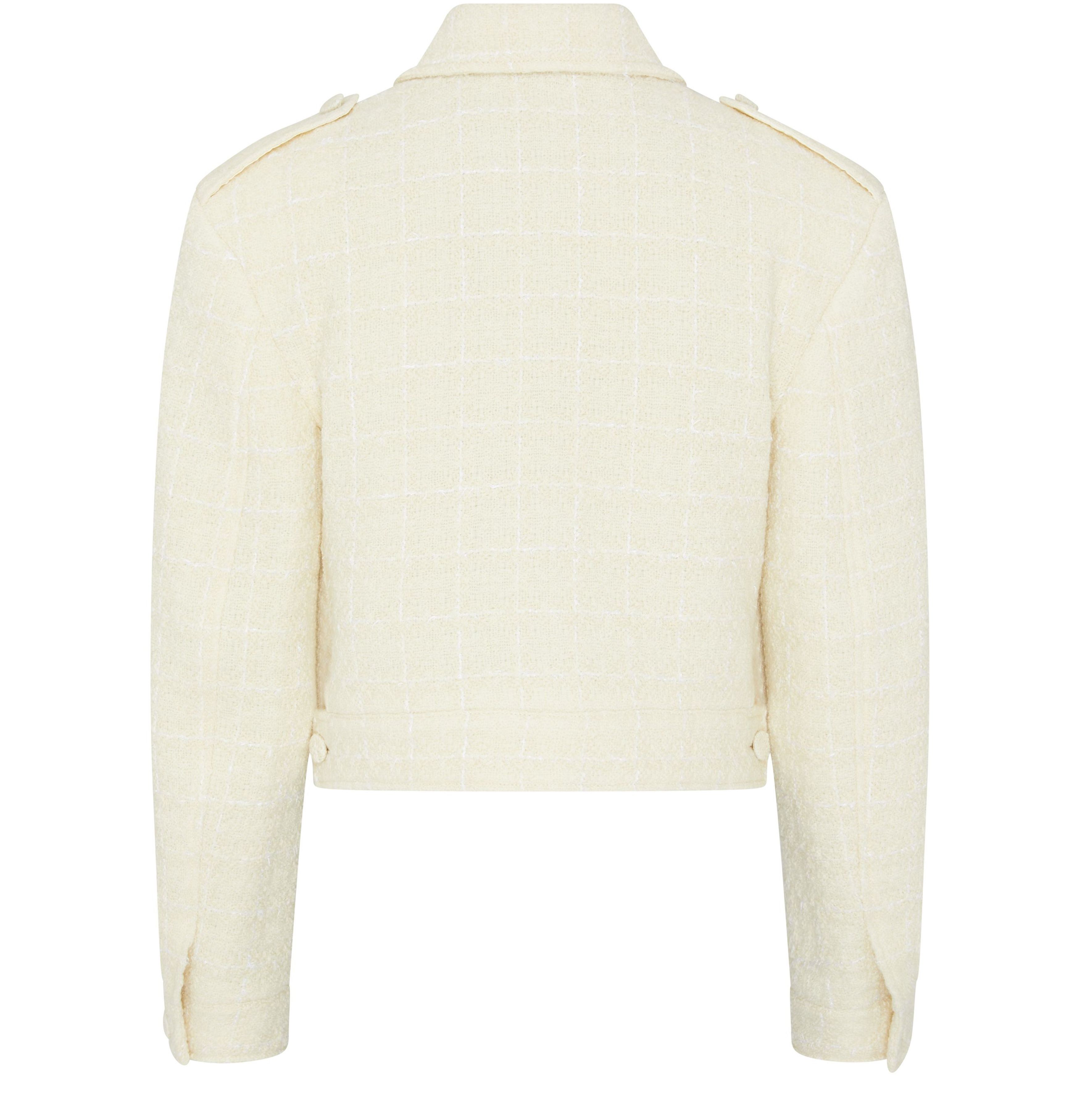 Givenchy Cropped jacket in tweed with 4G detail