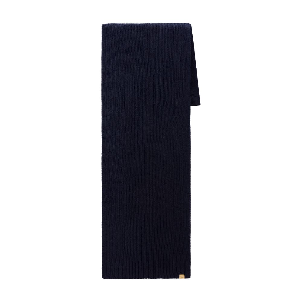 Woolrich Ribbed Scarf in Pure Merino Virgin Wool