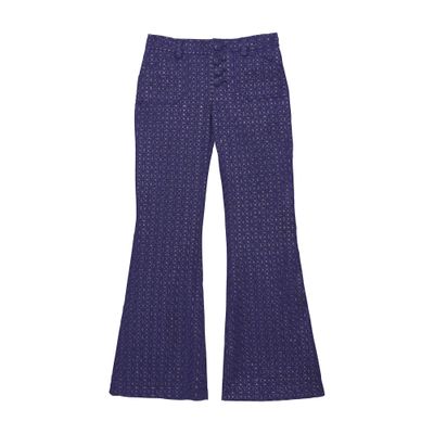  CHARLOTTE cotton flared pants