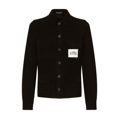 Dolce & Gabbana Multi-Pocket Stretch Corduroy Sports Shirt