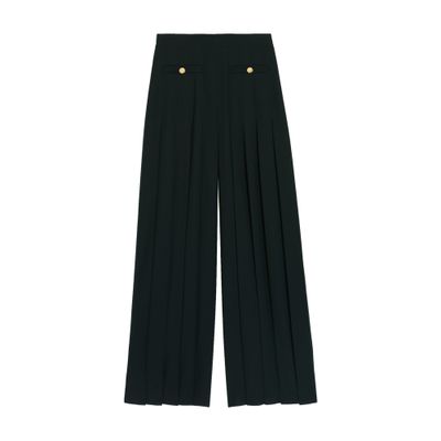  Loose-fit creased trousers