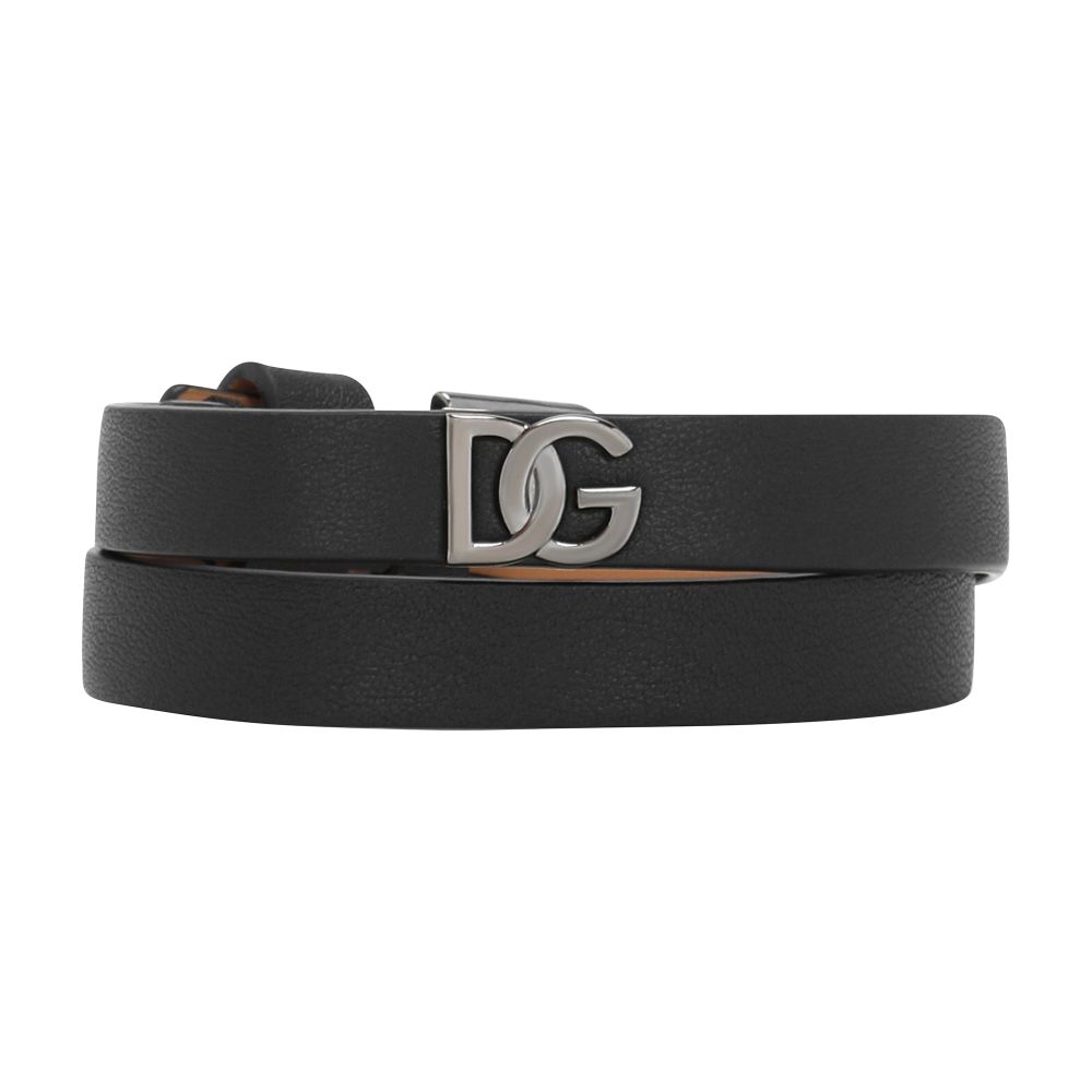 Dolce & Gabbana Calfskin bracelet with DG logo