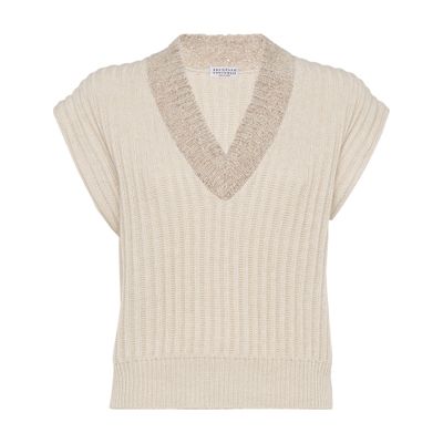 Brunello Cucinelli Cashmere knit vest