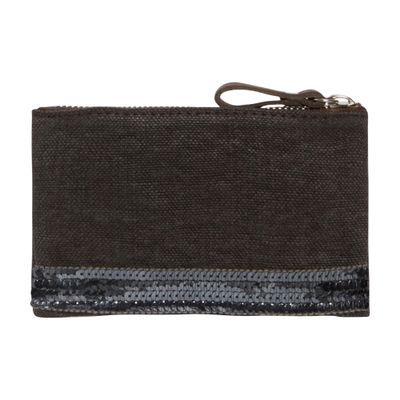  Zipped clutch