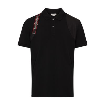 Alexander McQueen Logo Tape Harness Polo