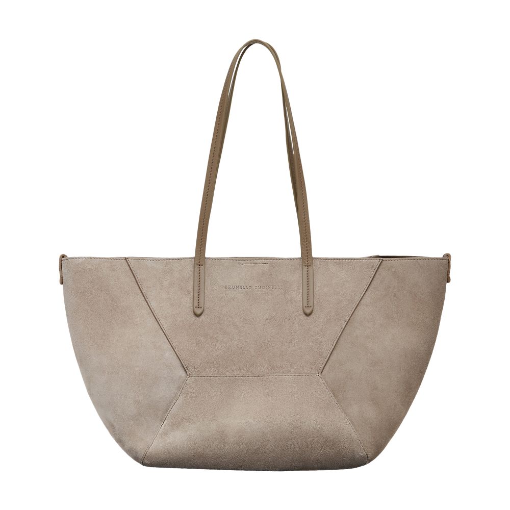 Brunello Cucinelli Suede shopper bag