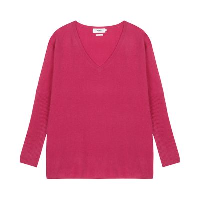  Faustine v-neck cashmere poncho