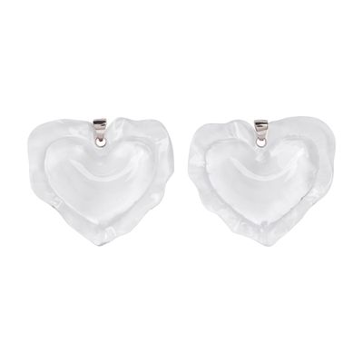 Nina Ricci Cushion heart earrings