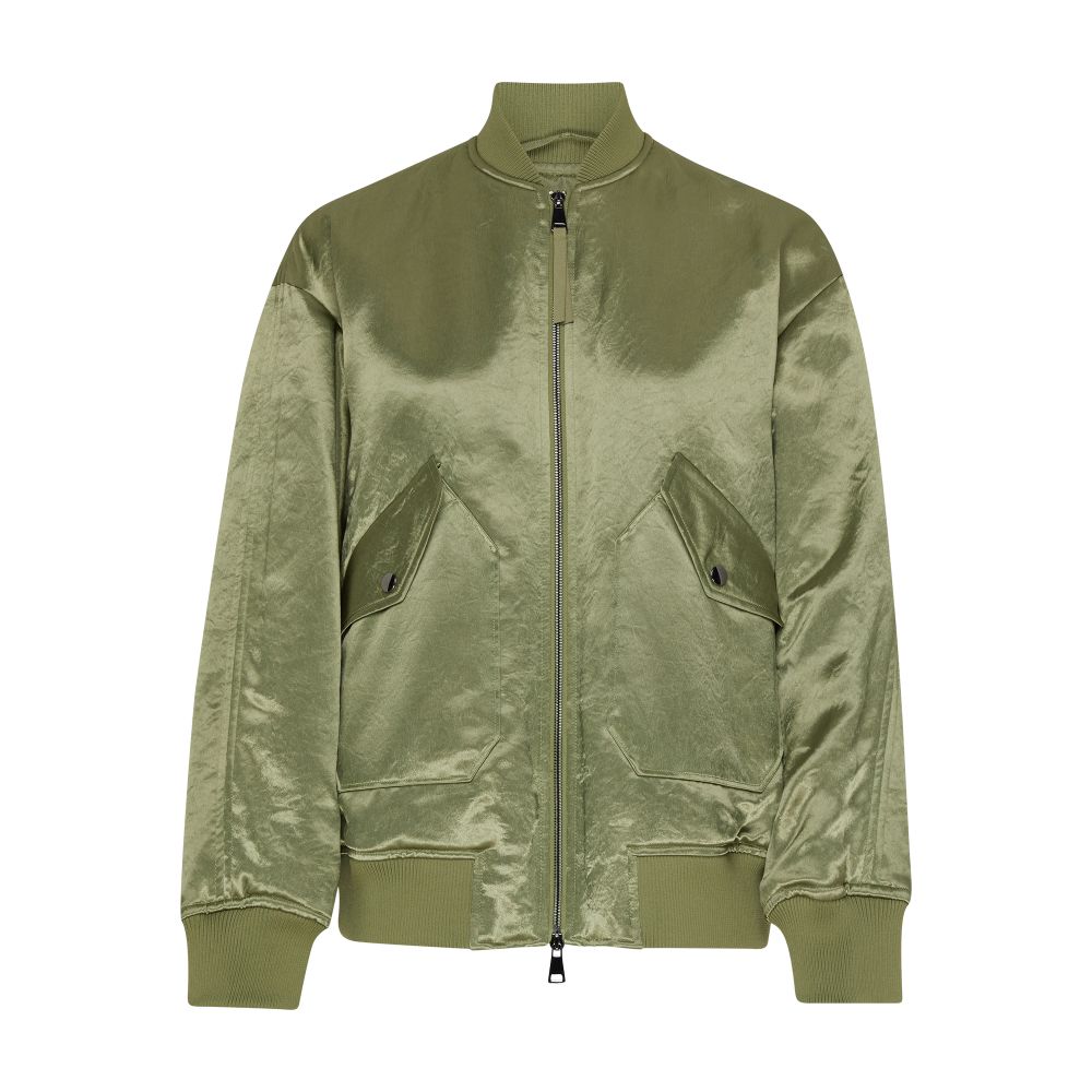 Max Mara Imelde satin bomber - LEISURE