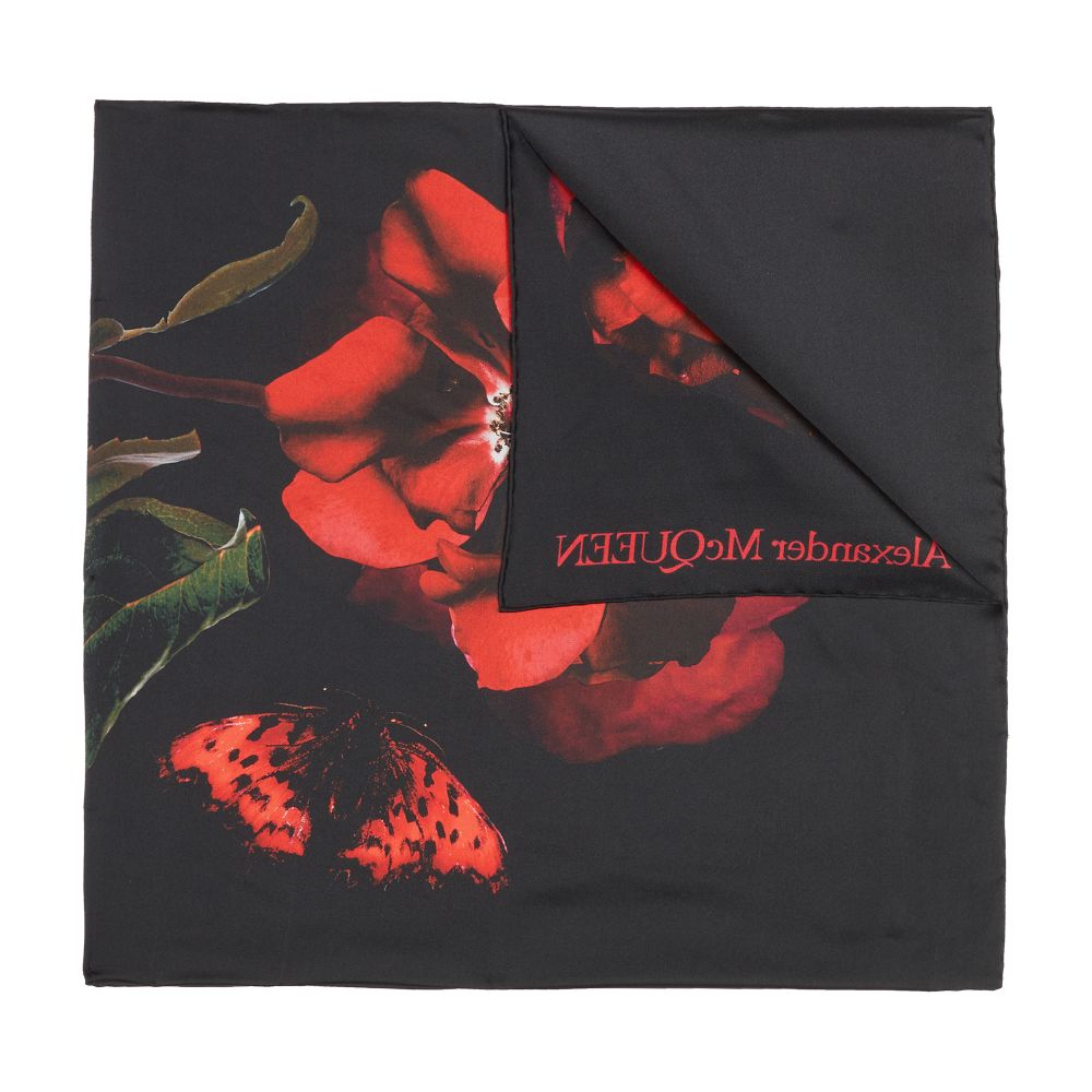 Alexander McQueen Scarf shadow rose