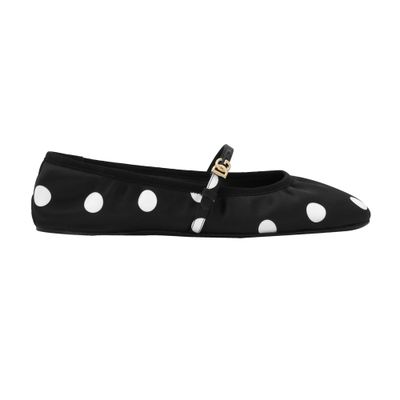 Dolce & Gabbana Printed satin ballet flats