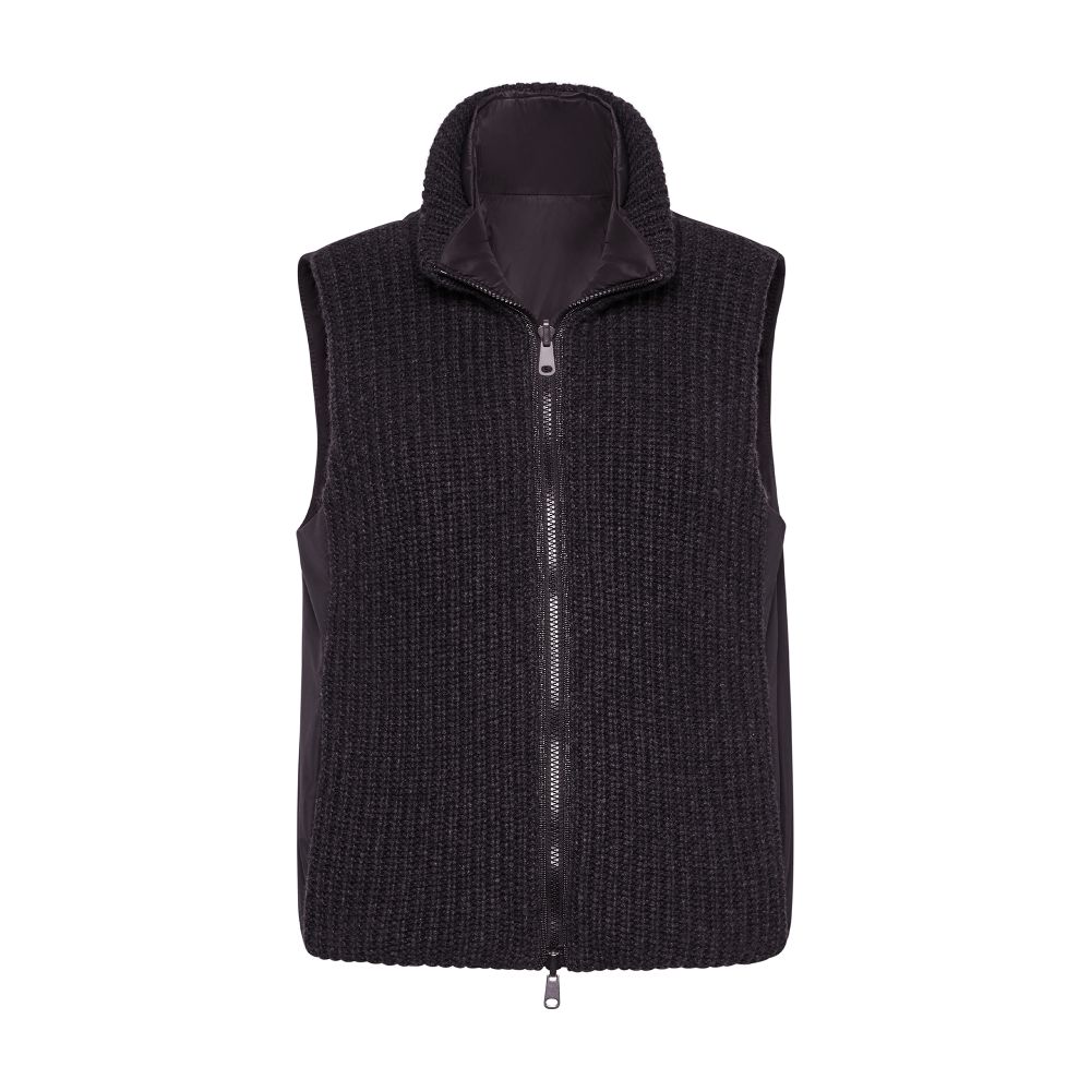 Brunello Cucinelli Reversible sleeveless puffer jacket