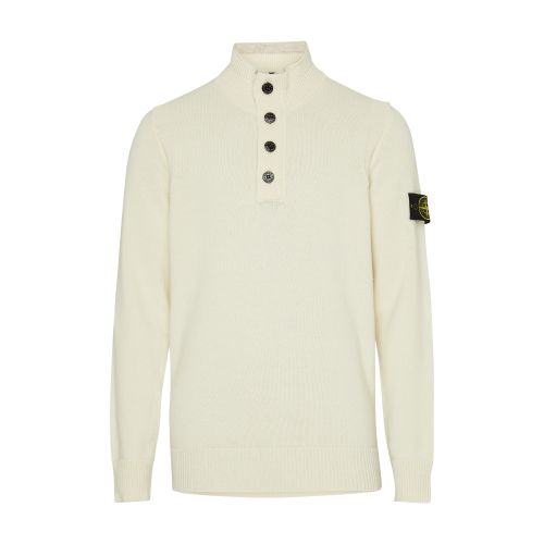 Stone Island Sweater with logo patch