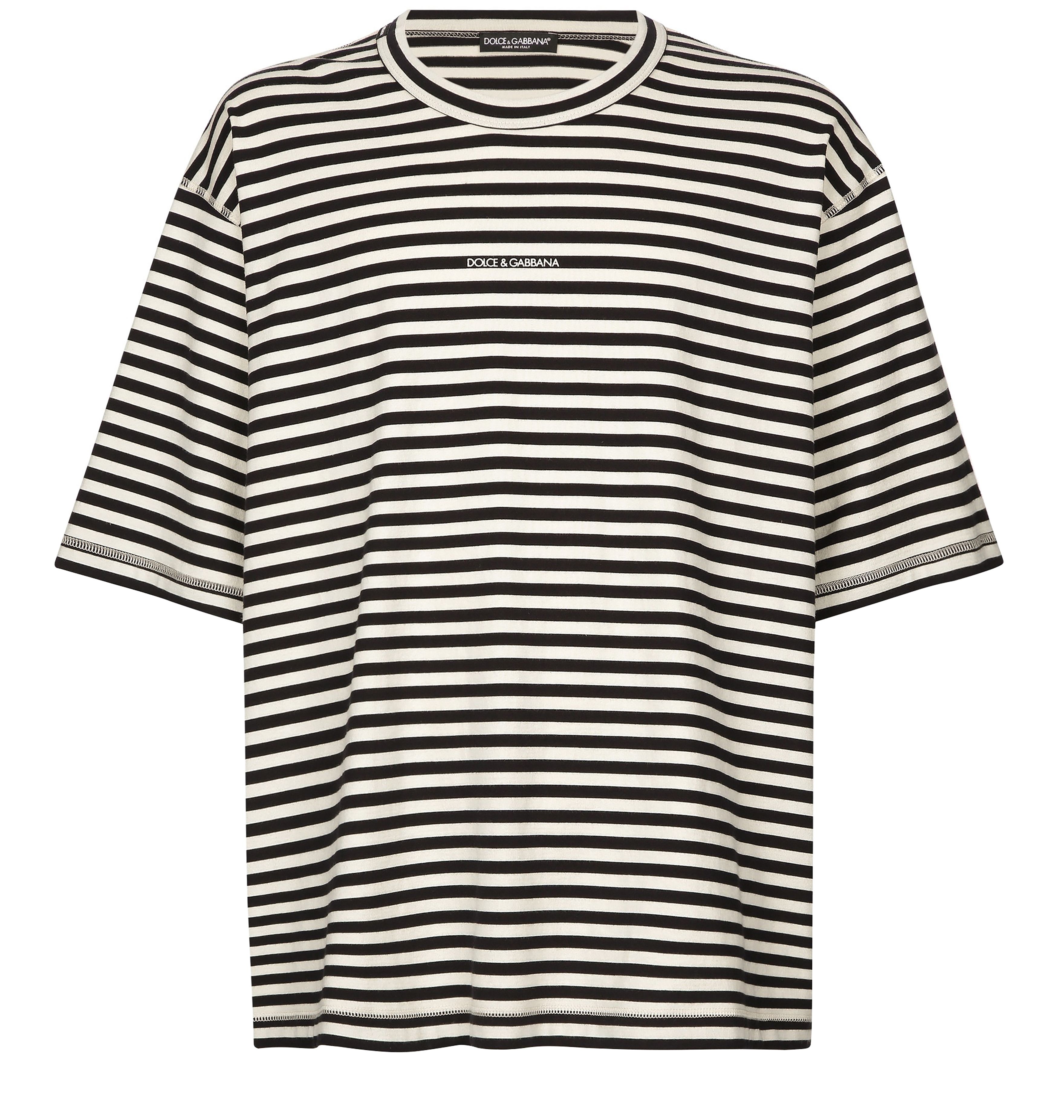 Dolce & Gabbana Striped short-sleeved T-shirt