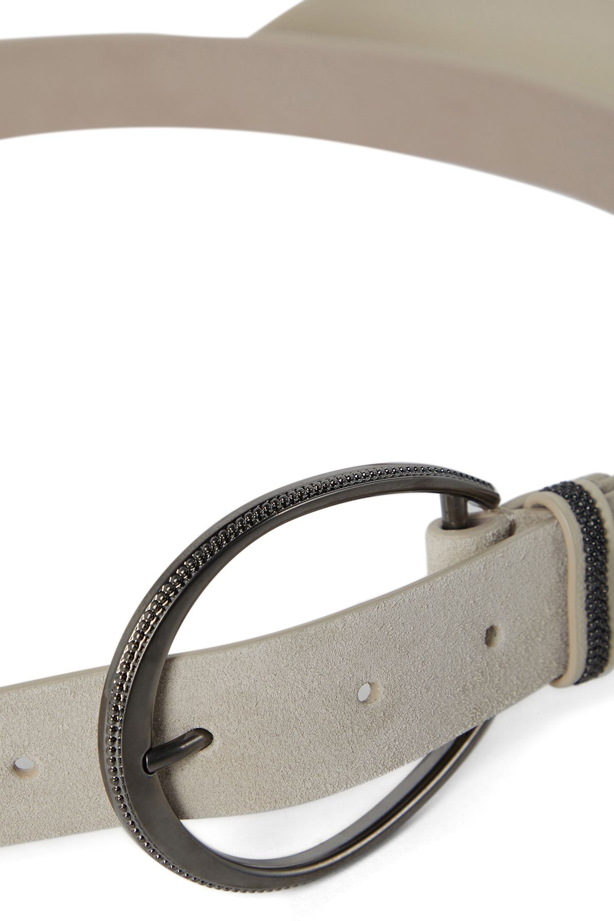 Brunello Cucinelli Suede calfskin belt