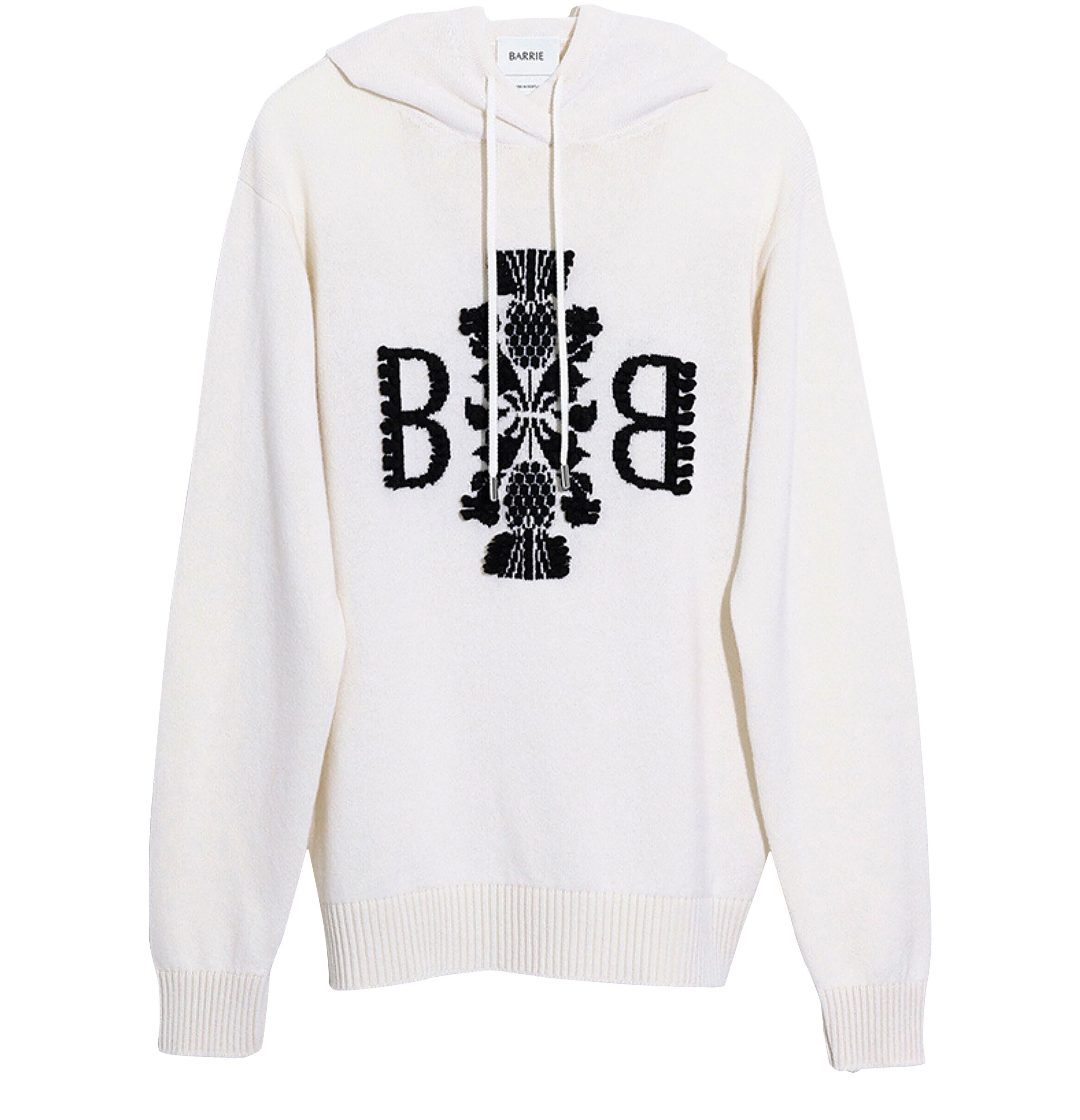 Barrie Barrie 3D logo cashmere hoodie