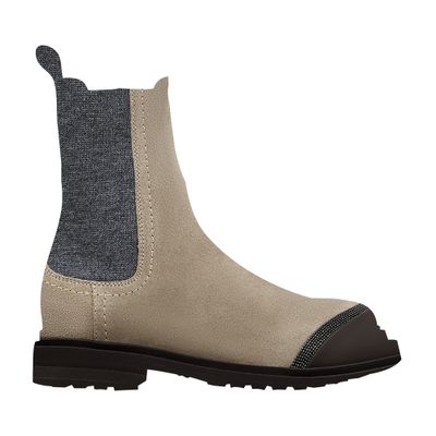 Brunello Cucinelli Chelsea boots with monili