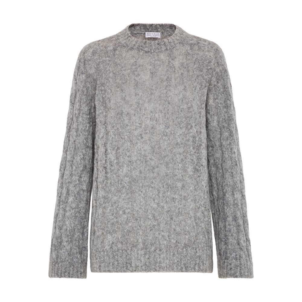 Brunello Cucinelli Wool and mohair sweater with monili
