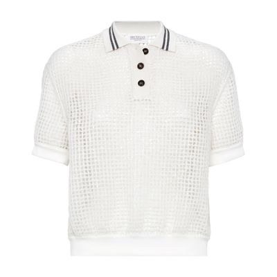 Brunello Cucinelli Polo with Embroidery