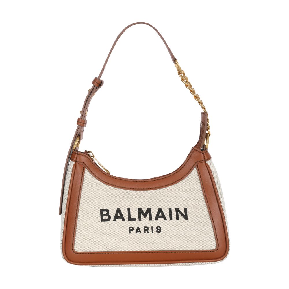 Balmain B-Army handbag in canvas with leather inserts