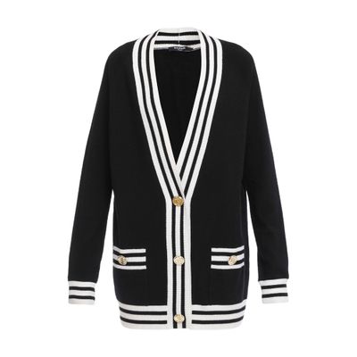 Balmain Balmain logo cardigan