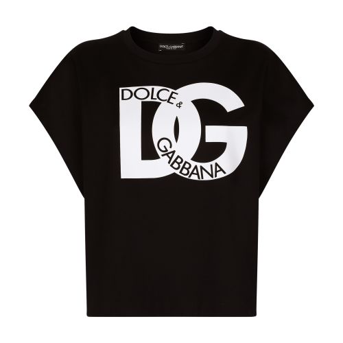 Dolce & Gabbana Jersey T-shirt with DG print