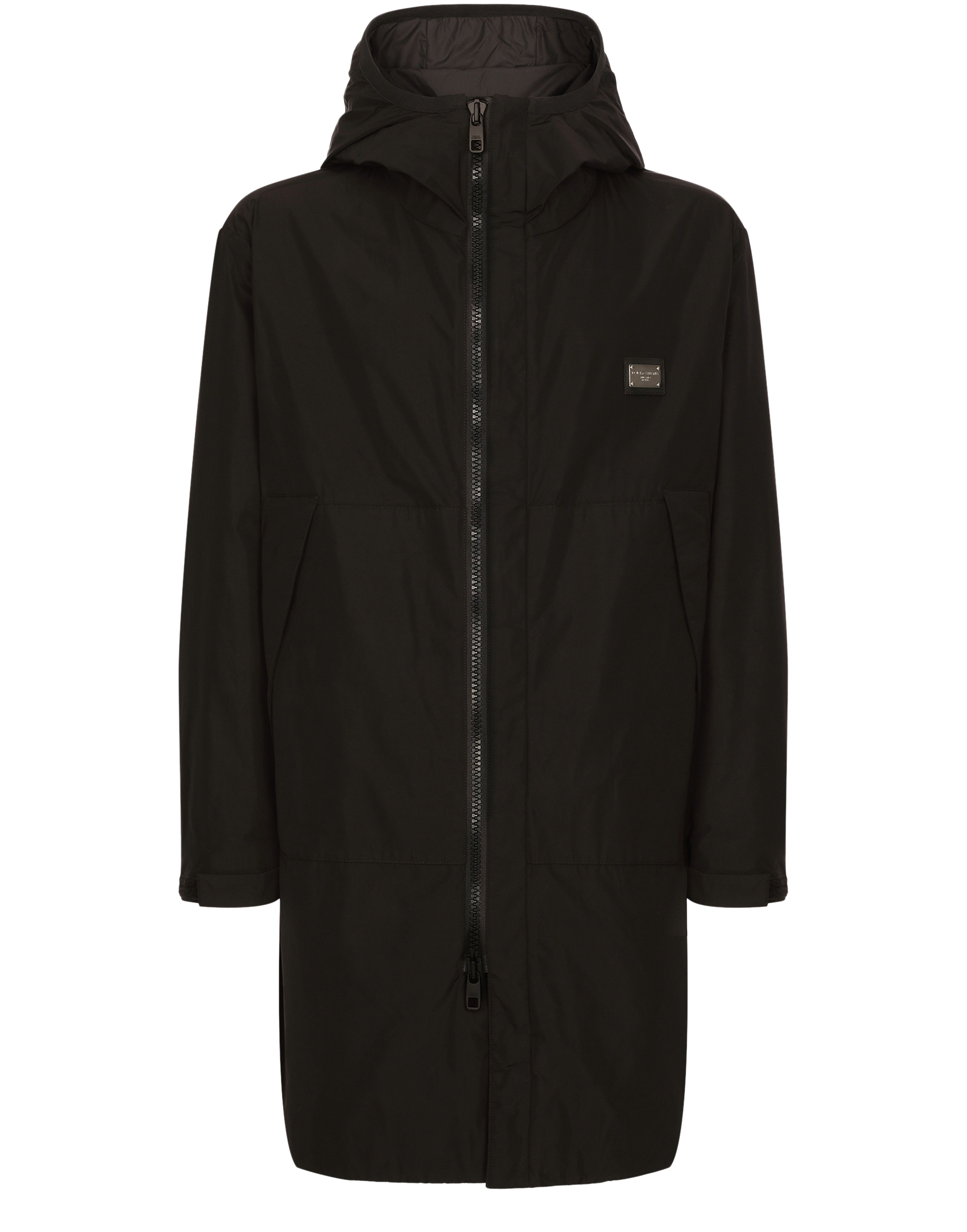 Dolce & Gabbana Nylon parka with hood