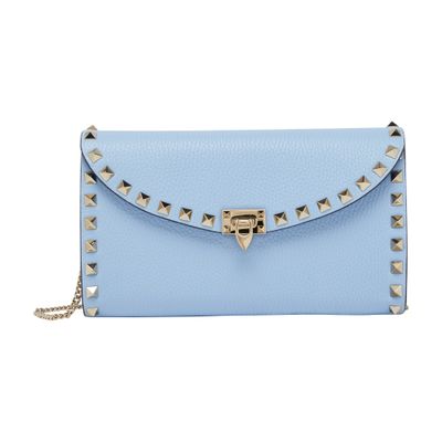 VALENTINO GARAVANI Rockstud wallet with chain