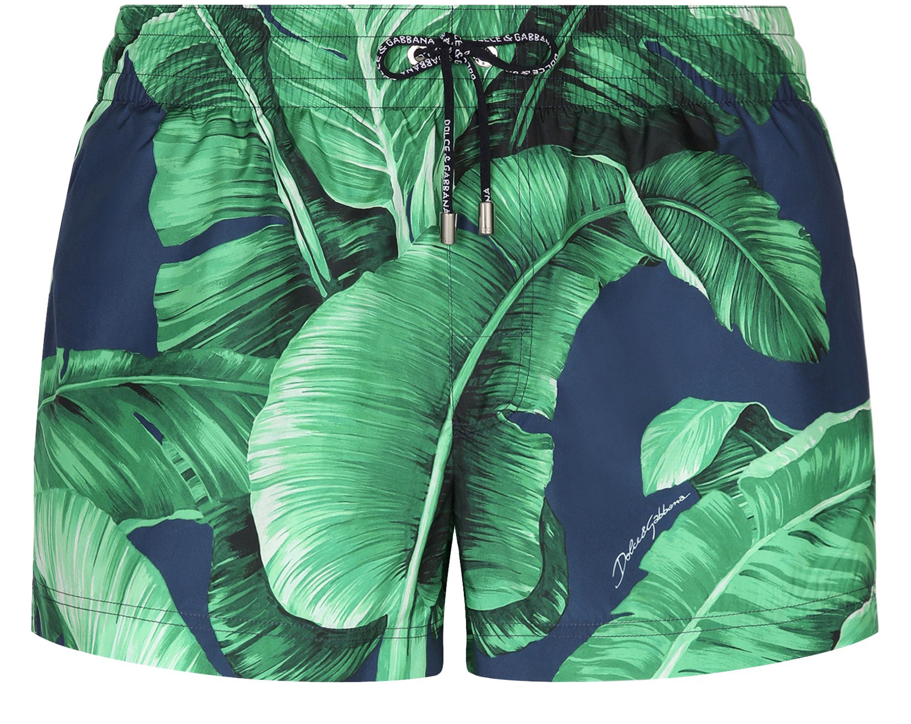 Dolce & Gabbana Swim shorts with banana tree print