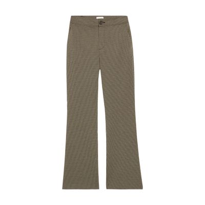  Straight-fit printed trousers