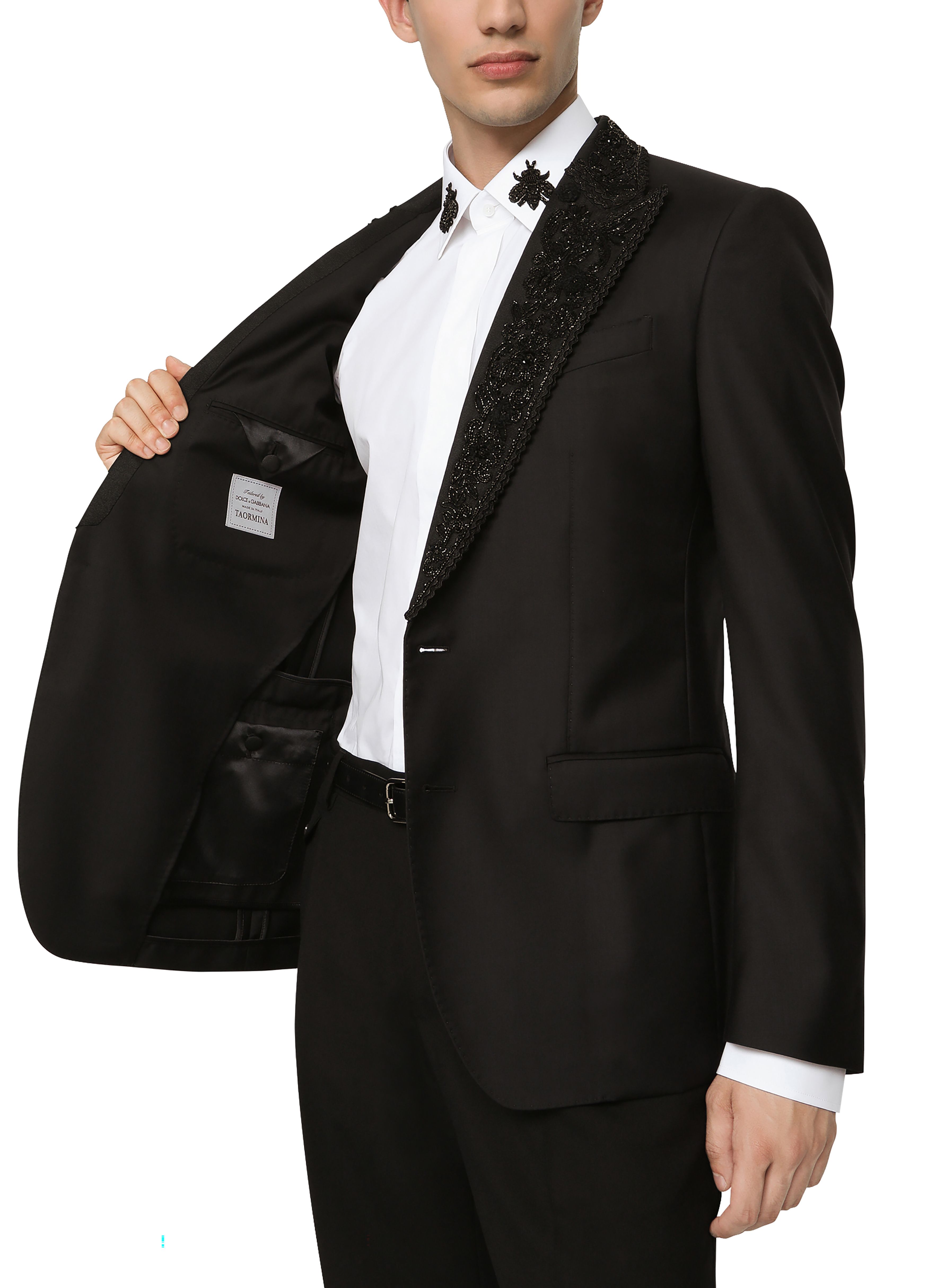 Dolce & Gabbana Taormina-fit wool tuxedo jacket