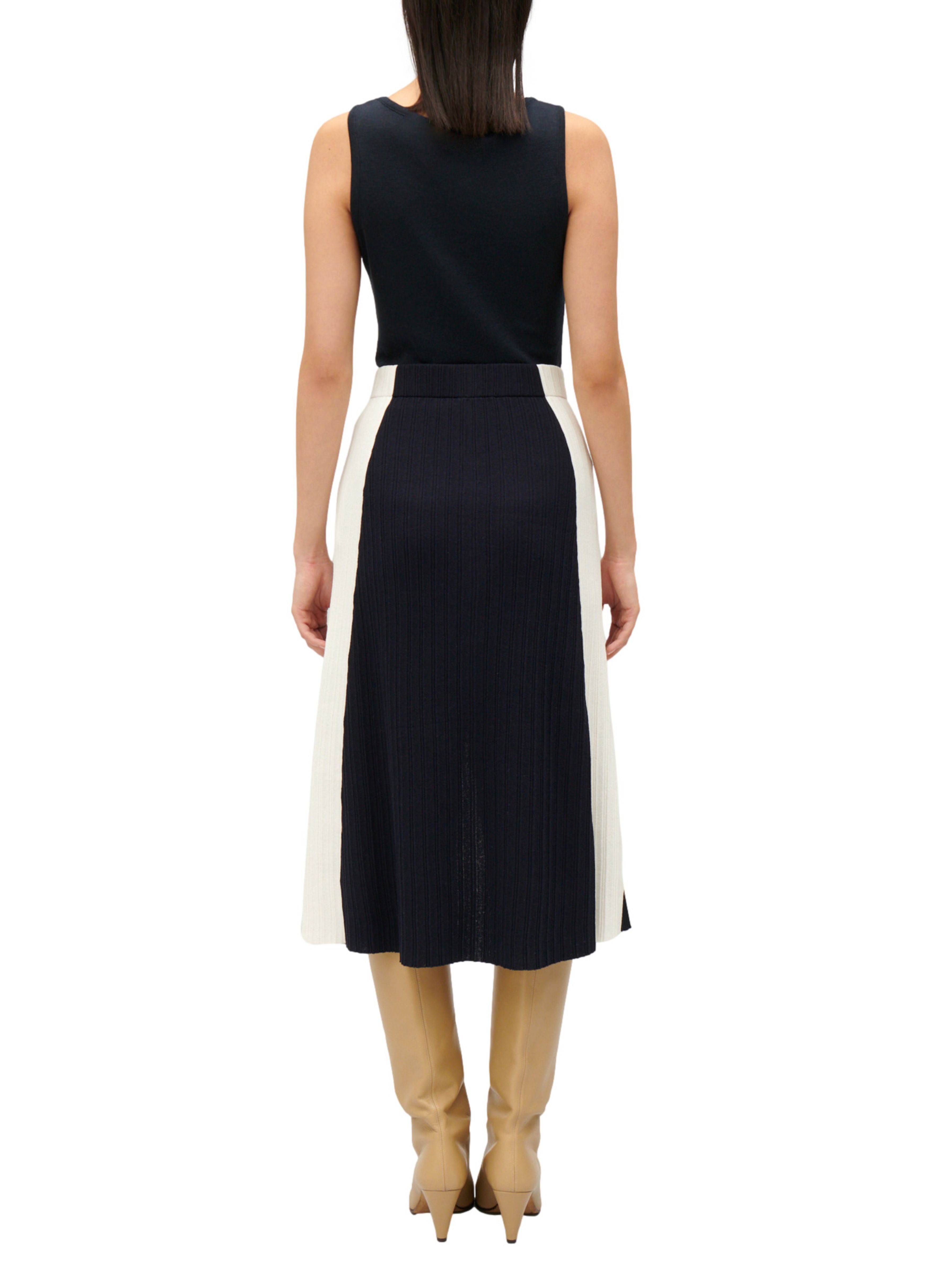  Two-tone midi dress