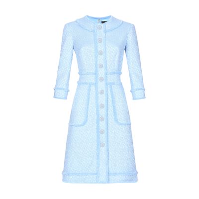 Dolce & Gabbana Raschel tweed shirt dress