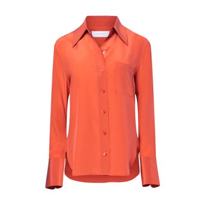 Equipment Quinne long sleeve silk shirt